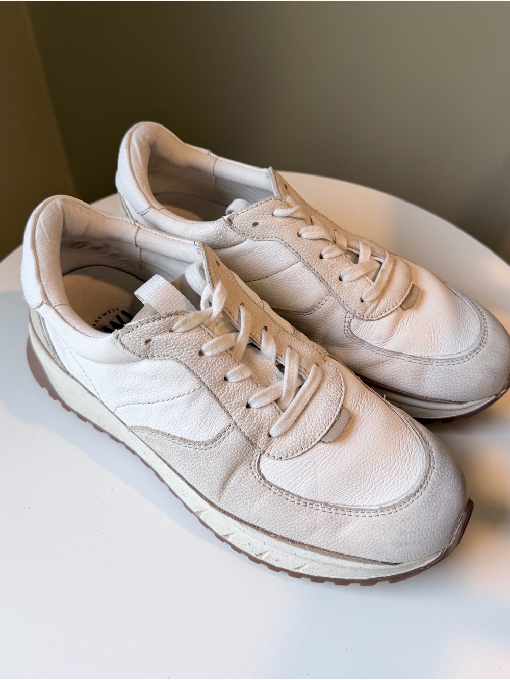 Madewell MWL White Leather Retro Runner Sneakers Women’s 8.5